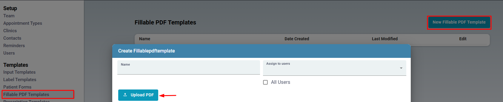 Fillable PDF Template
