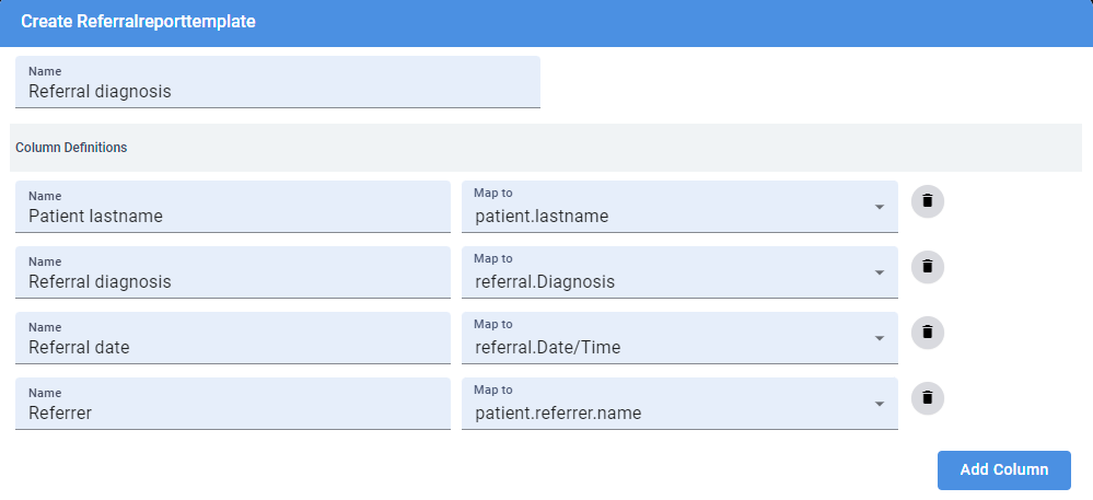 Create Referral Report Templates