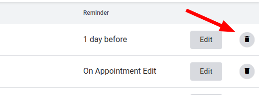 Delete Reminder