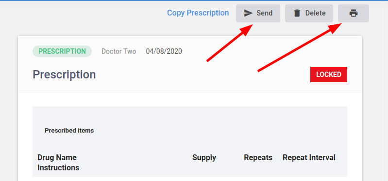 Prescription Locked